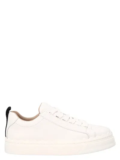 Chloé Lauren Sneakers In White