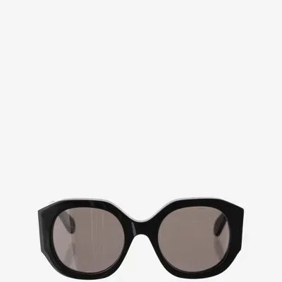 Chloé Chloè Logo Sunglasses In Black