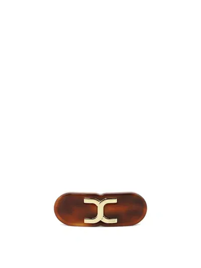 Chloé Marcie Hair Clip In Brown