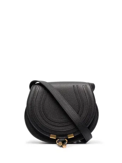 Chloé Black Marcie Crossbody Bag