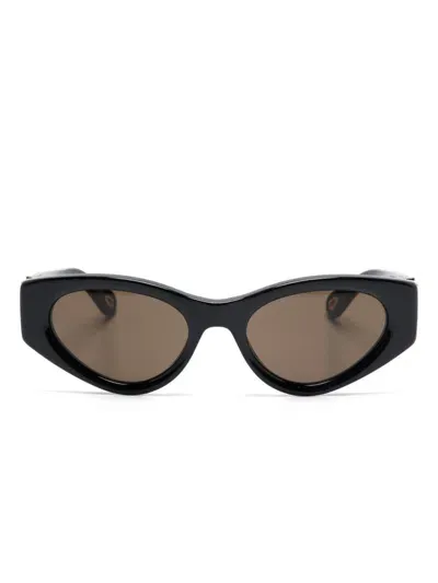 Chloé Marcie Sunglasses In Black