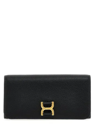 Chloé Marcie Wallet In Nero