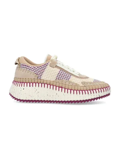 Chloé Nama Woman Sneakers In Violett