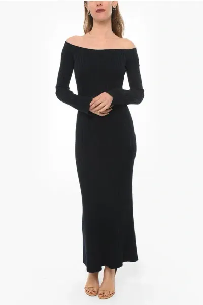 Chloé Ribbed Cashmere Blend Maxidress