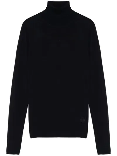 Chloé Roll-neck Sweater In Blue