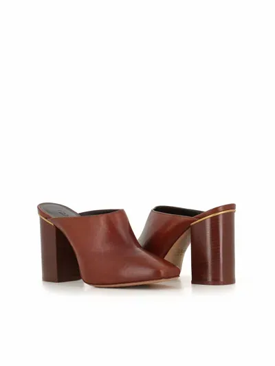 Chloé Sabot Ambre In Brown