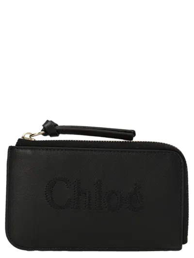 Chloé 'sense' Wallet In Black