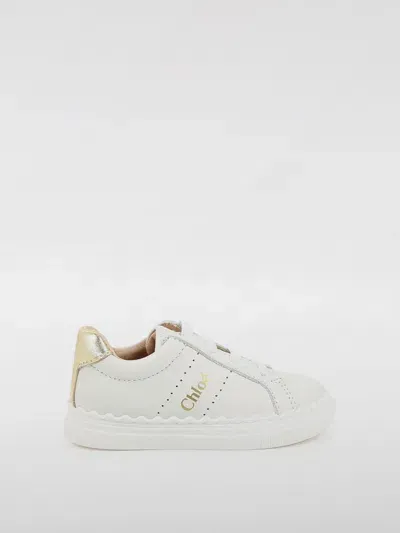 Chloé Sneakers  Kids Color White In Weiss