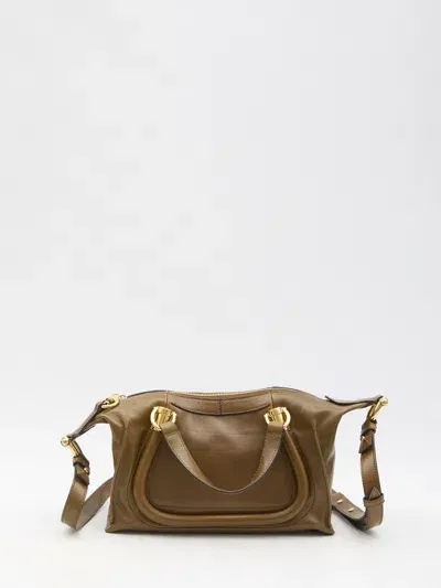 Chloé Small Paraty 24 Bag In Brown