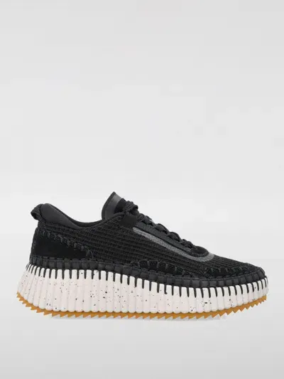 Chloé Nama Sneakers In Schwarz