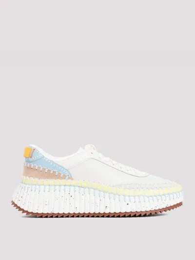 Chloé Nama Sneakers In White 1