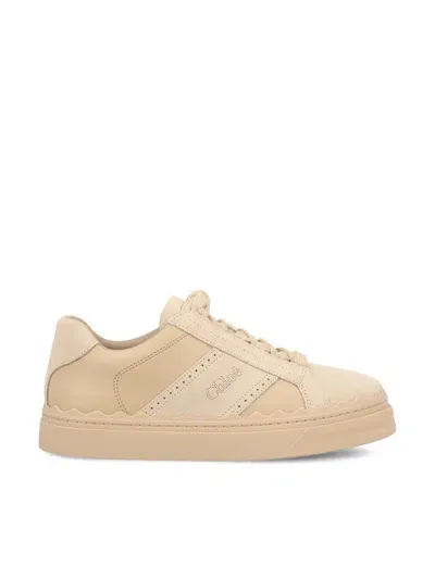 Chloé Sneakers In Smooth Tan