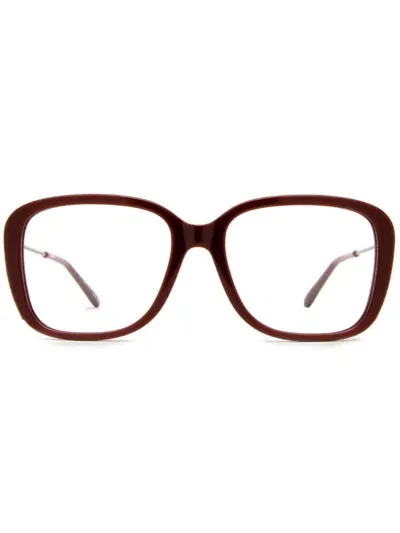 Chloé Square-frame Glasses In Brown