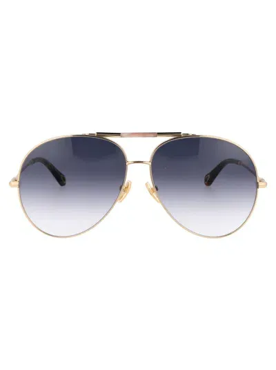 Chloé Chloe Ss22 Sunglasses Ch0113 S 001 In Gold