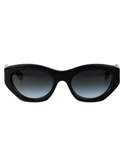 Chloé Chloe Sunglasses In 001 Black Black Grey