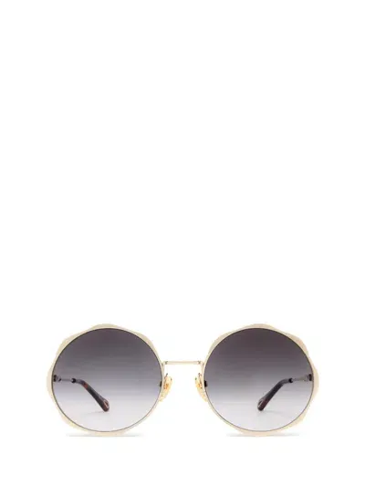 Chloé Sunglasses In Gold