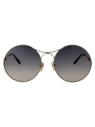 Chloé Chloe Sunglasses Ch0166 S 001 In Gold