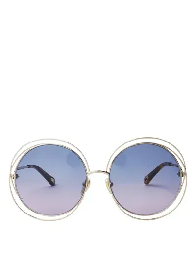 Chloé Sunglasses In Gold