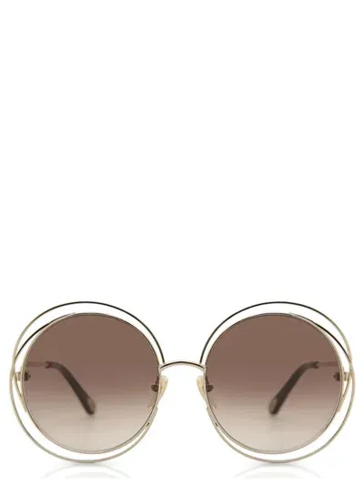 Chloé Sunglasses In Gold