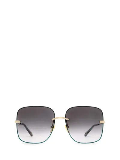 Chloé Sunglasses In Gold