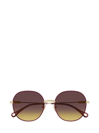 Chloé Sunglasses In Gold