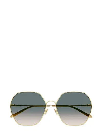 Chloé Sunglasses In Gold