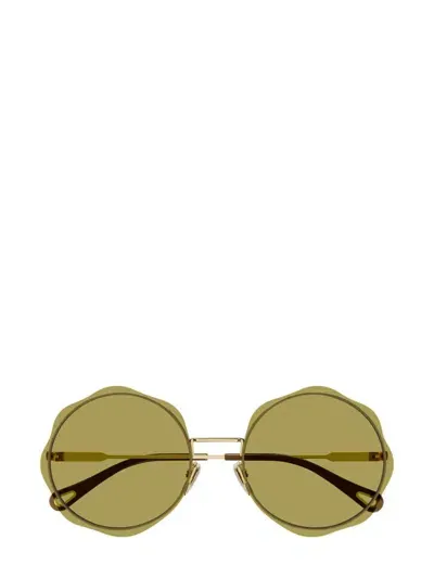 Chloé Honore Sunglasses In Gold