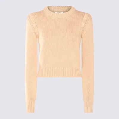 Chloé Beige Cotton And Mohair Sweater In Ultimate Nude