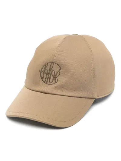 Chloé Swing Cap In Brown