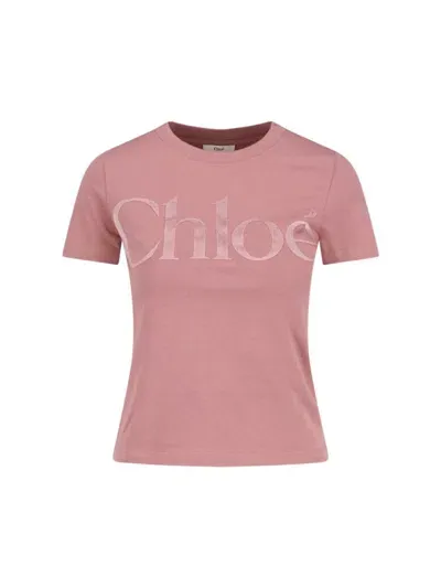 Chloé T-shirts And Polos In Pink