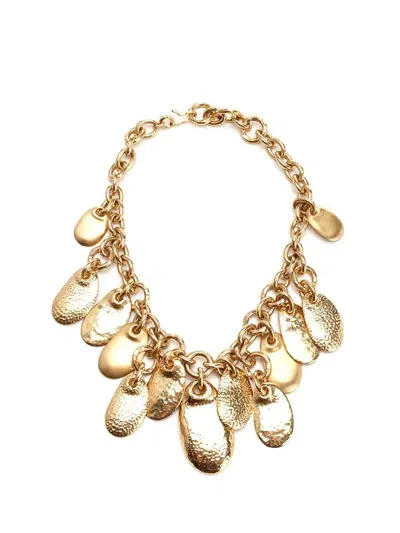 Chloé The  Petal Necklace In Gold