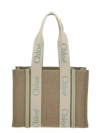 Chloé Tote Bag In Beige