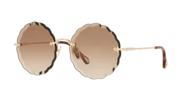 Chloé Unisex Sunglasses, Ch0047s In Brown Grad