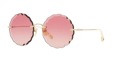 Chloé Unisex Sunglass Ch0047s In Pink Grad