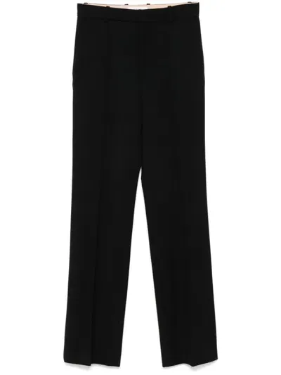 Chloé Virgin-wool Tailored Trousers In Black