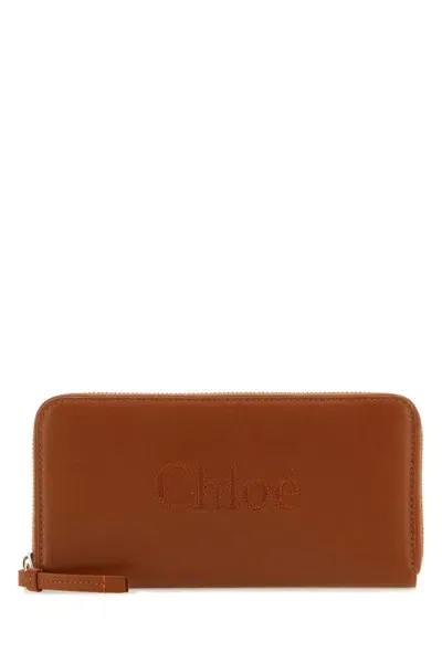 Chloé Chloe Wallets In Brown