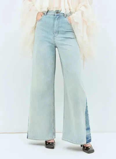 Chloé Wide-leg Jeans In Blue