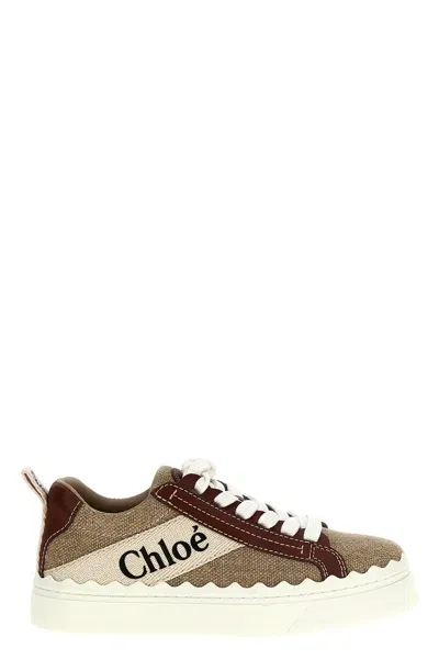 Chloé Chloe Women Lauren Sneaker In Cream