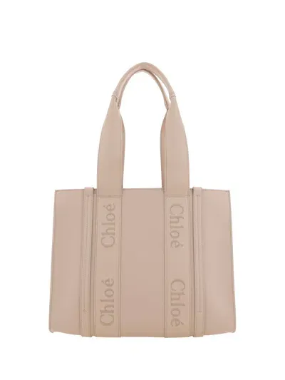 Chloé Woody Bag In Pink