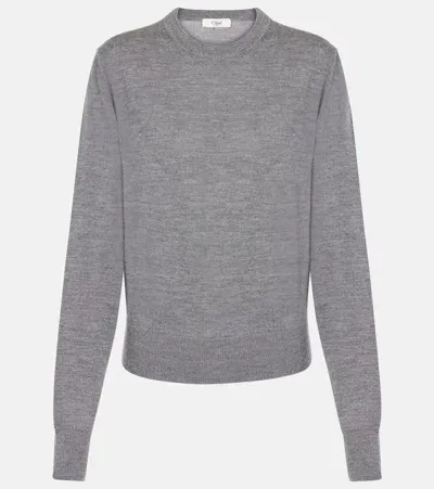 Chloé Wool Sweater In Grau