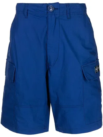 Chocoolate Logo-detail Cargo Shorts In Blue