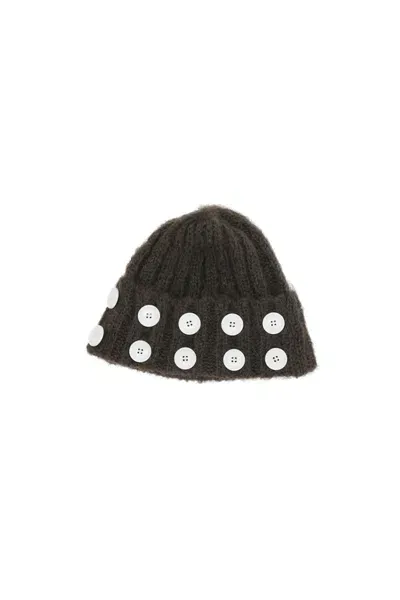 Chopova Lowena Beanie In Brown