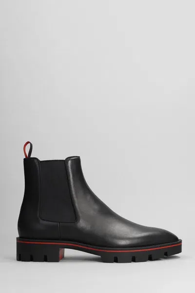 Christian Louboutin Alpinosol Ankle Boots In Black