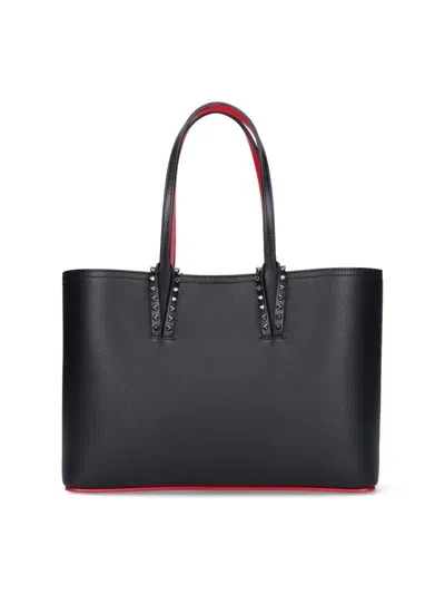 Christian Louboutin Cabata Small Shoulder Bag In Black