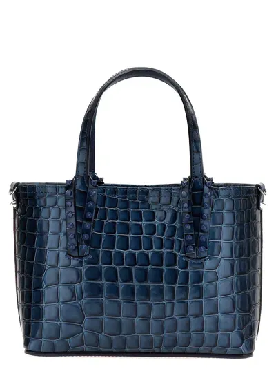 Christian Louboutin Cabata Mini Shopping Bag In Denim