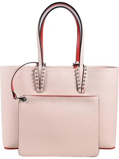 Christian Louboutin Cabata Small Tote Bag In White