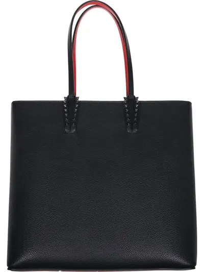 Christian Louboutin Cabata Stud Detailed Tote Bag In Black