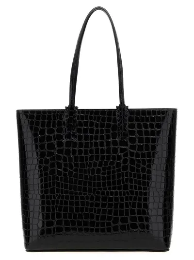 Christian Louboutin Cabata Zip N/s Shopping Bag In Black