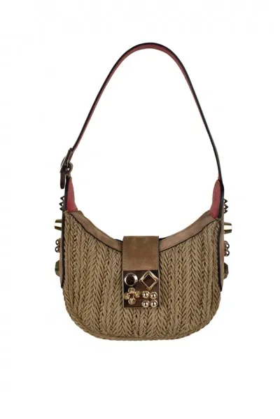 Christian Louboutin Carasky Handbag In Brown