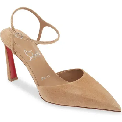 Christian Louboutin Condora Riviera Ankle Strap Pump In Lionnelin Lionne